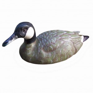 Décor flottant canard tête blanche