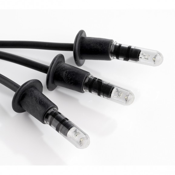 Trio mini- lampes + capteur solaire