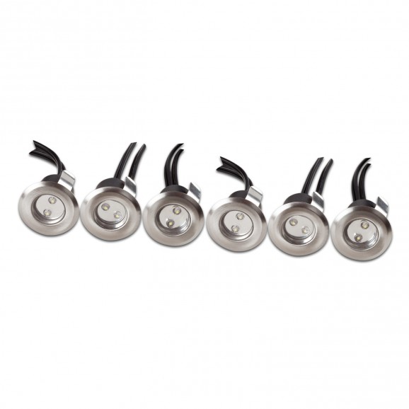 Set de 6 spots encastrables