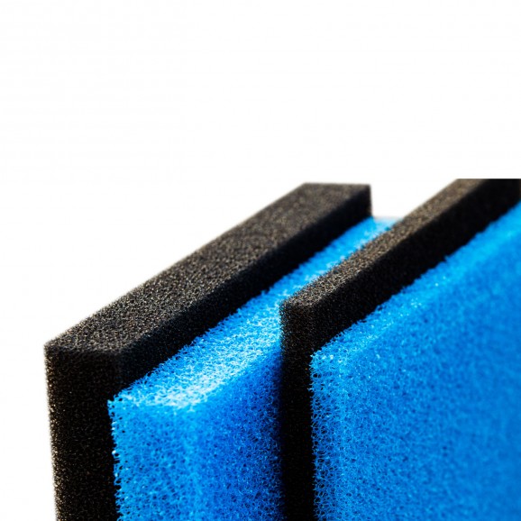 2 mousses filtrantes à couper 2 cm