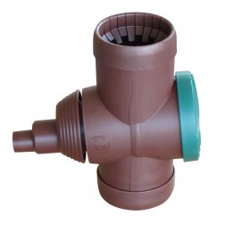 Filtre-collecteur gouttière marron